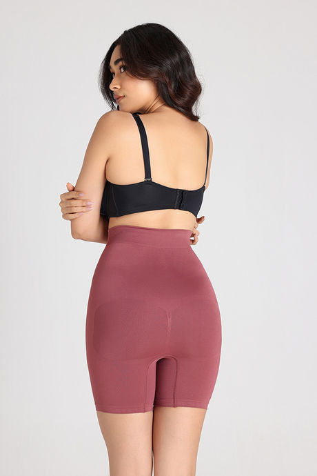 Zivame All Day Seamless Highwaist Thigh Shaper - Wild Ginger — image 4